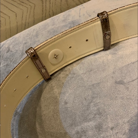 Silver Snakeskin lower body belt. - Picture 4 of 7